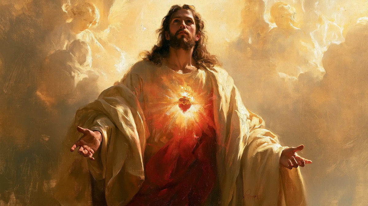 Sacred Heart of Jesus - Jesus as Divine Light · Landscape n° 13