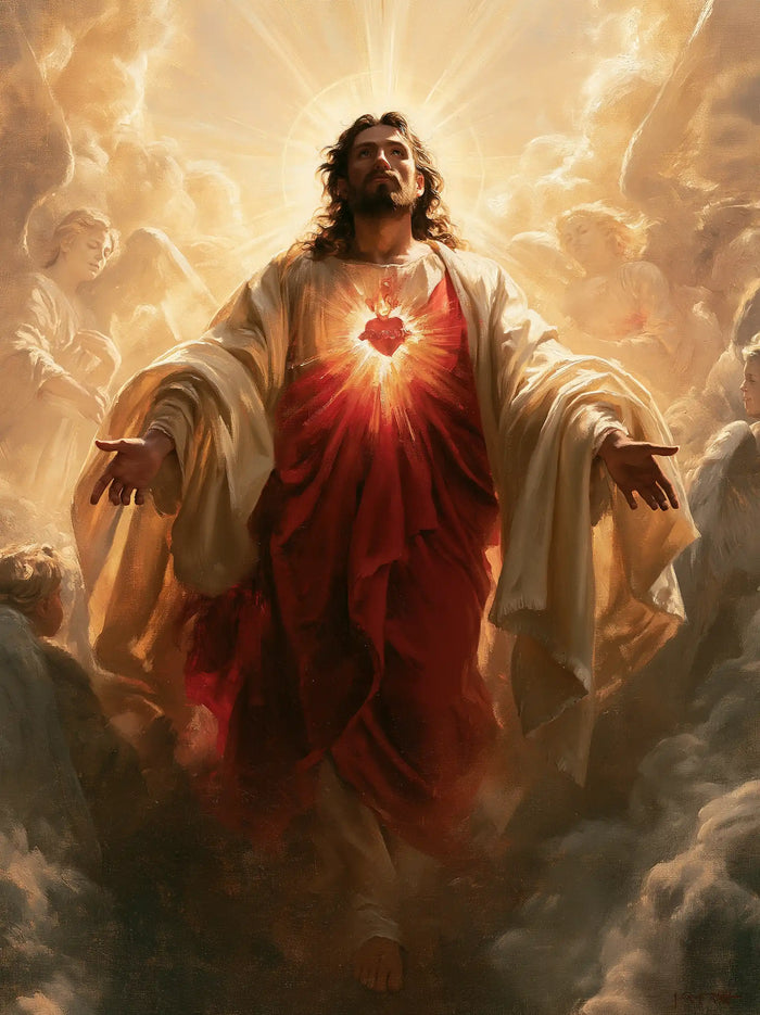 Sacred Heart of Jesus - Jesus as Divine Light · Portrait n° 10