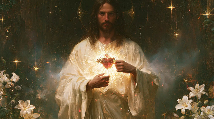 Das Heiligste Herz Jesu — Das Herz im Tau der Sterne