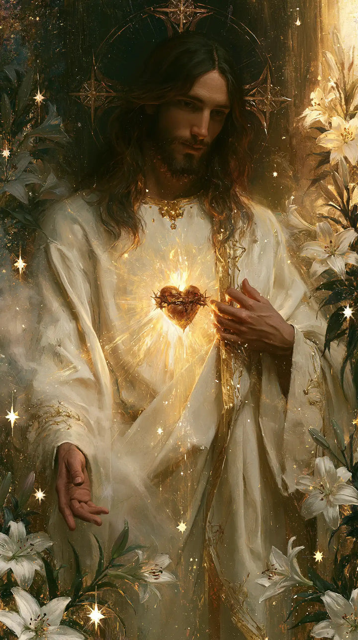 Sacred Heart of Jesus - Symbolist · Portrait n° 2