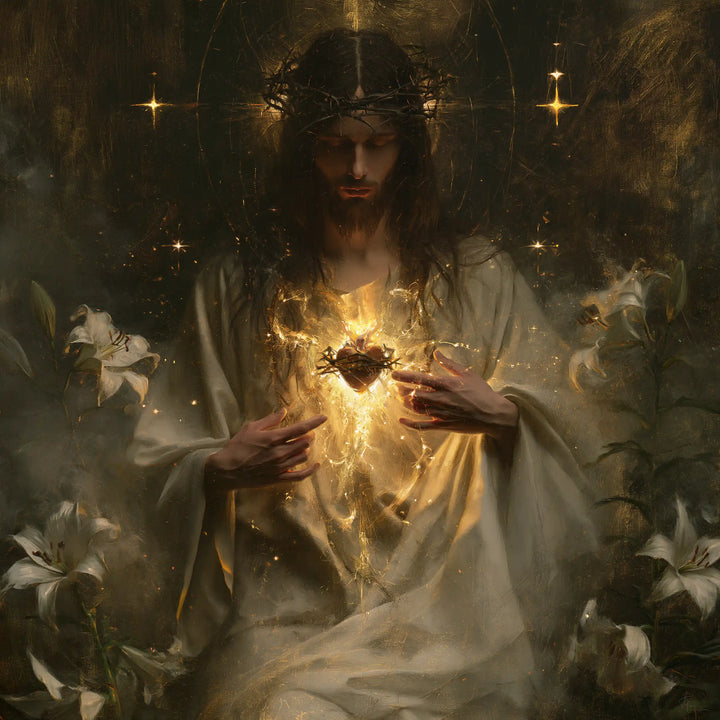 Sacred Heart of Jesus - Symbolist · Square n° 3