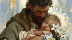 Saint Joseph with the Child Jesus – Impressionist · Landscape no. 14