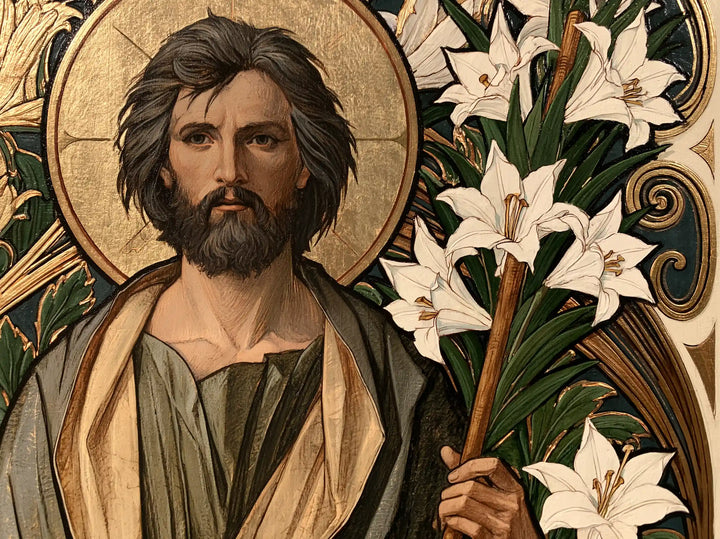 Saint Joseph – Sacred Art Nouveau · Landscape no. 5