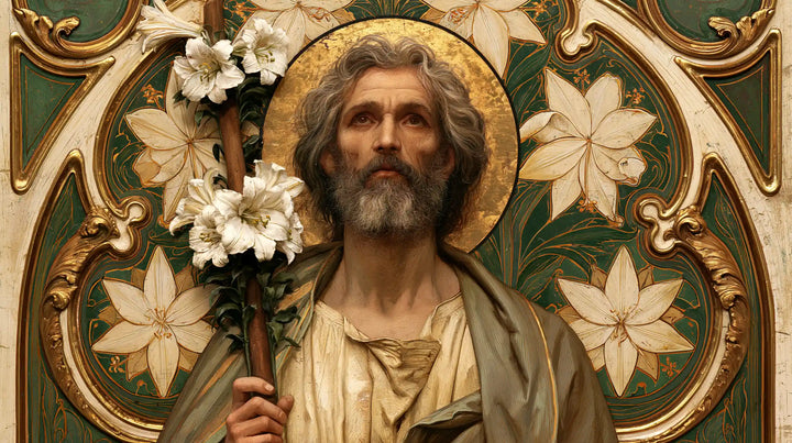 Saint Joseph – Sacred Art Nouveau · Landscape no. 12