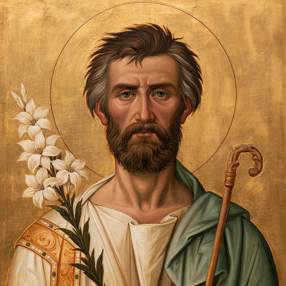 Saint Joseph – Contemporary Byzantine · Square no. 4