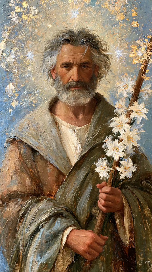 Saint Joseph – Impressionist · Portrait no. 2