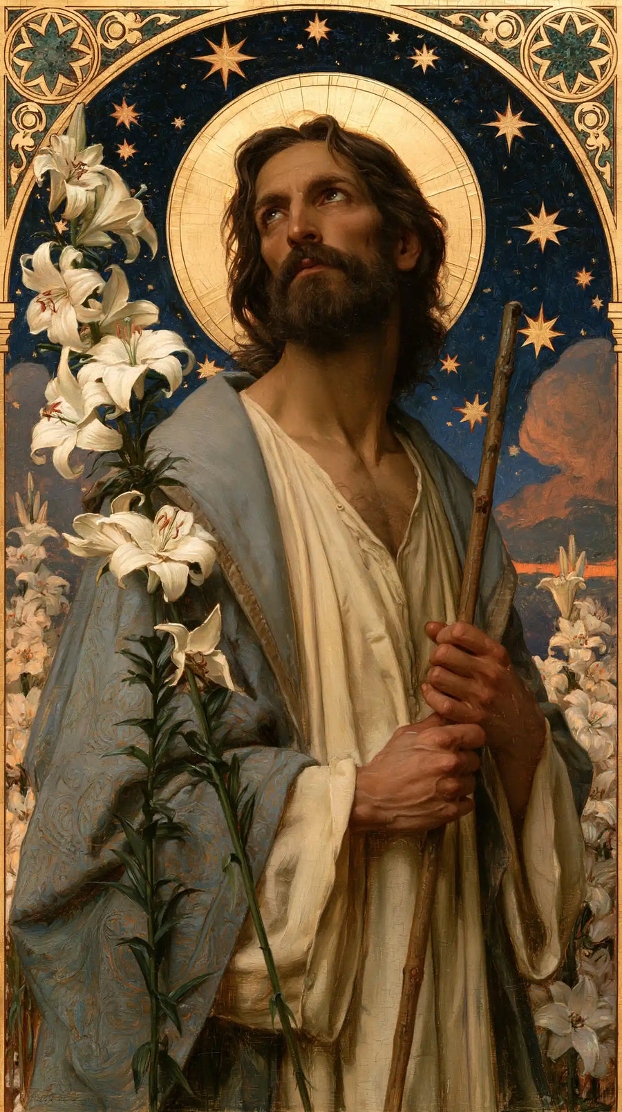 Saint Joseph – Symbolist · Portrait no. 8