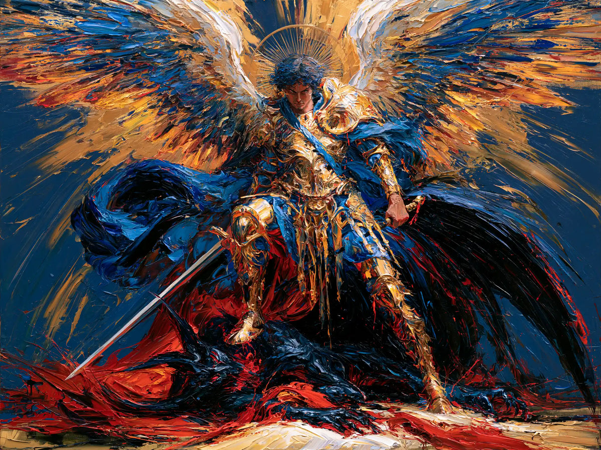 Saint Michael the Archangel – Expressionist · Landscape no. 6