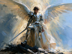 Saint Michael the Archangel – Impressionist · Landscape no. 4