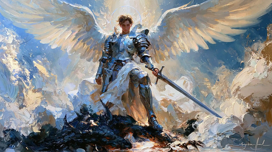 Saint Michael the Archangel – Impressionist · Landscape no. 16