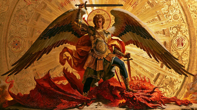 Saint Michael the Archangel – Sacred Gold · Landscape no. 12