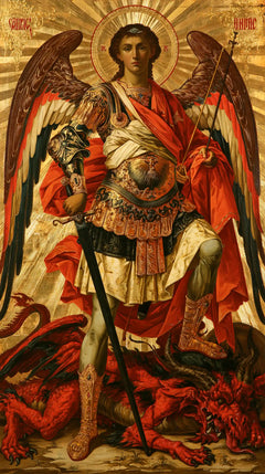 Saint Michael the Archangel – Sacred Gold · Portrait no. 1