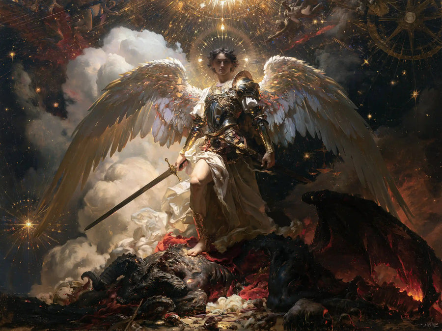 Saint Michael the Archangel – Symbolist · Landscape no. 6