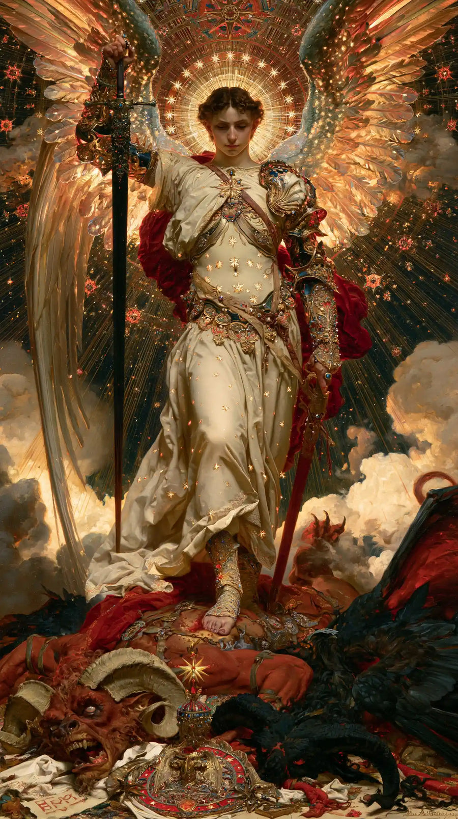 Saint Michael the Archangel – Symbolist · Portrait no. 6