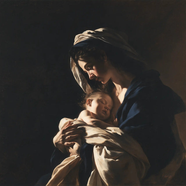 The Virgin and Child — Sleep in the Curve of Arms