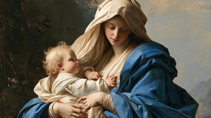 Virgin Mary and Child Jesus - Florentine Renaissance · Landscape n° 16
