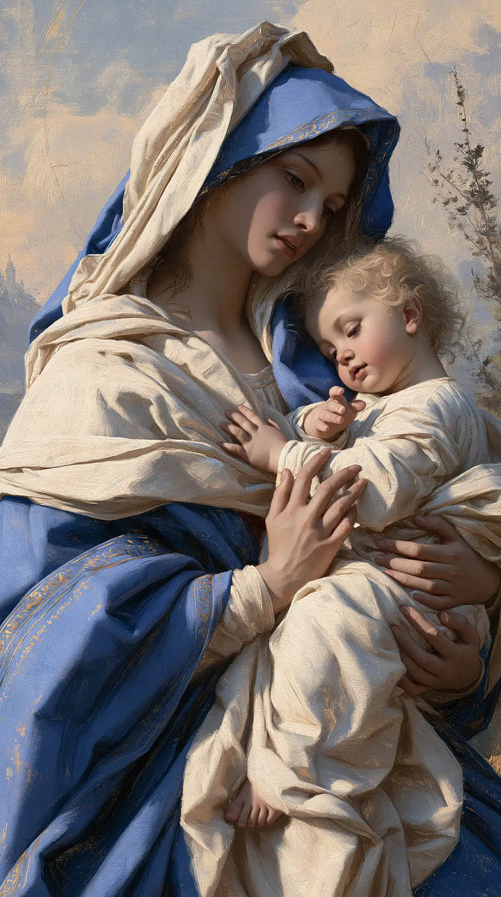Virgin Mary and Child Jesus - Florentine Renaissance · Portrait n° 9
