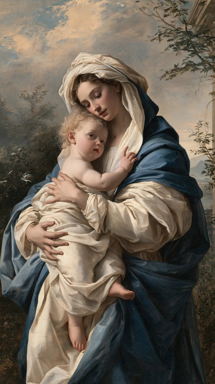 Virgin Mary and Child Jesus - Florentine Renaissance · Portrait n° 17
