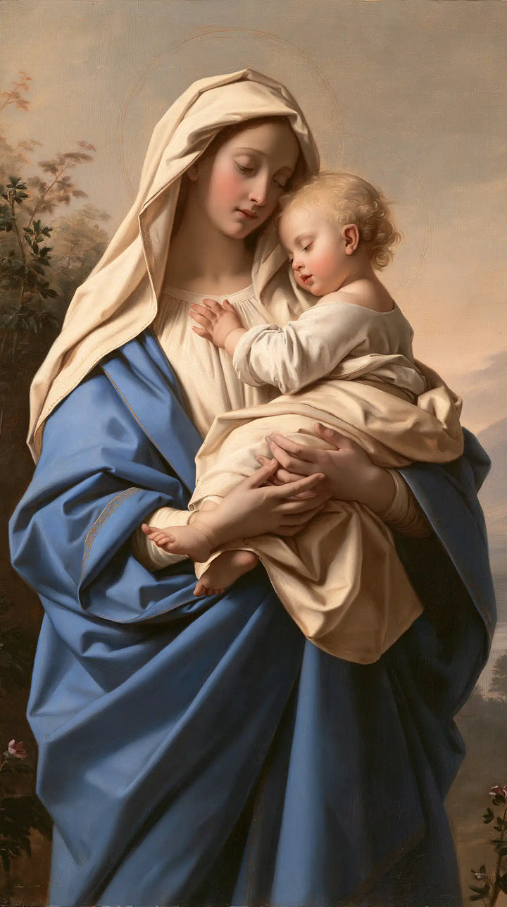 Virgin Mary and Child Jesus - Florentine Renaissance · Portrait n° 26