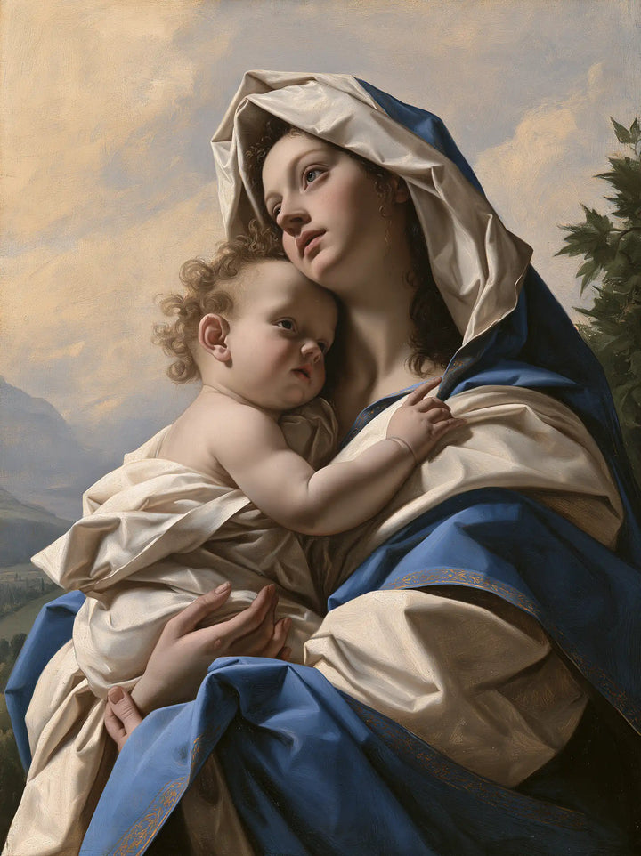 Virgin Mary and Child Jesus - Florentine Renaissance · Portrait n° 35