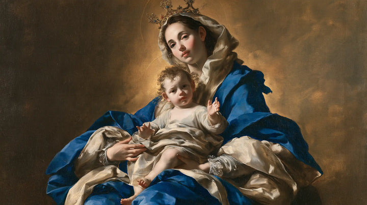 The Virgin and Child — The Little King in Silvery Folds