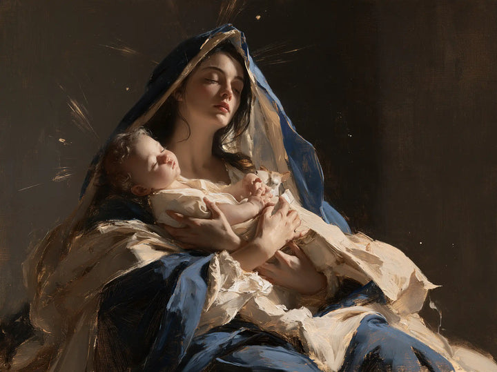Virgin Mary and Child Jesus - Mary Presenting the Child Jesus · Landscape n° 2