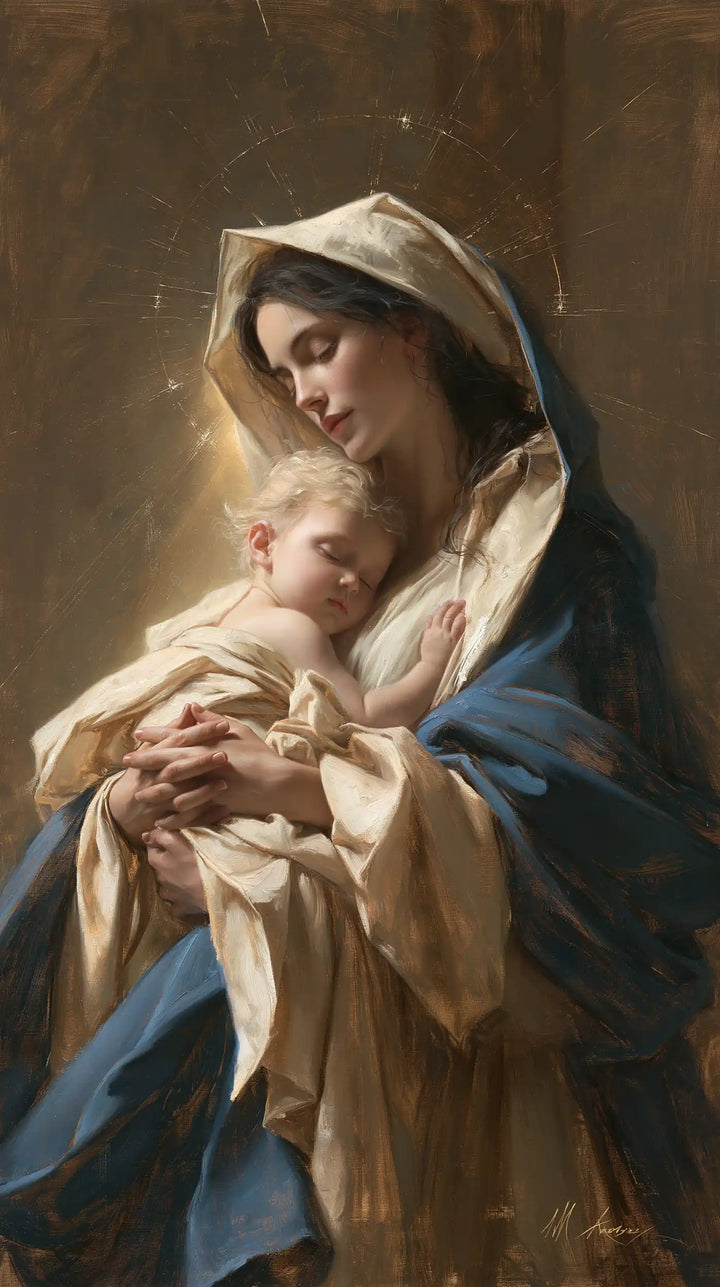 Virgin Mary and Child Jesus - Mary Presenting the Child Jesus · Portrait n° 3