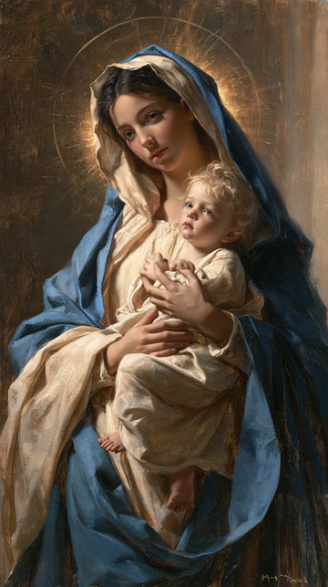 Virgin Mary and Child Jesus - Mary Presenting the Child Jesus · Portrait n° 5