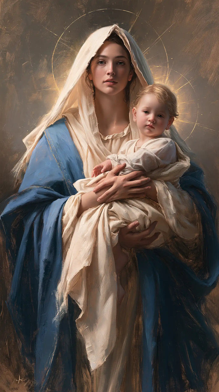 Virgin Mary and Child Jesus - Mary Presenting the Child Jesus · Portrait n° 20