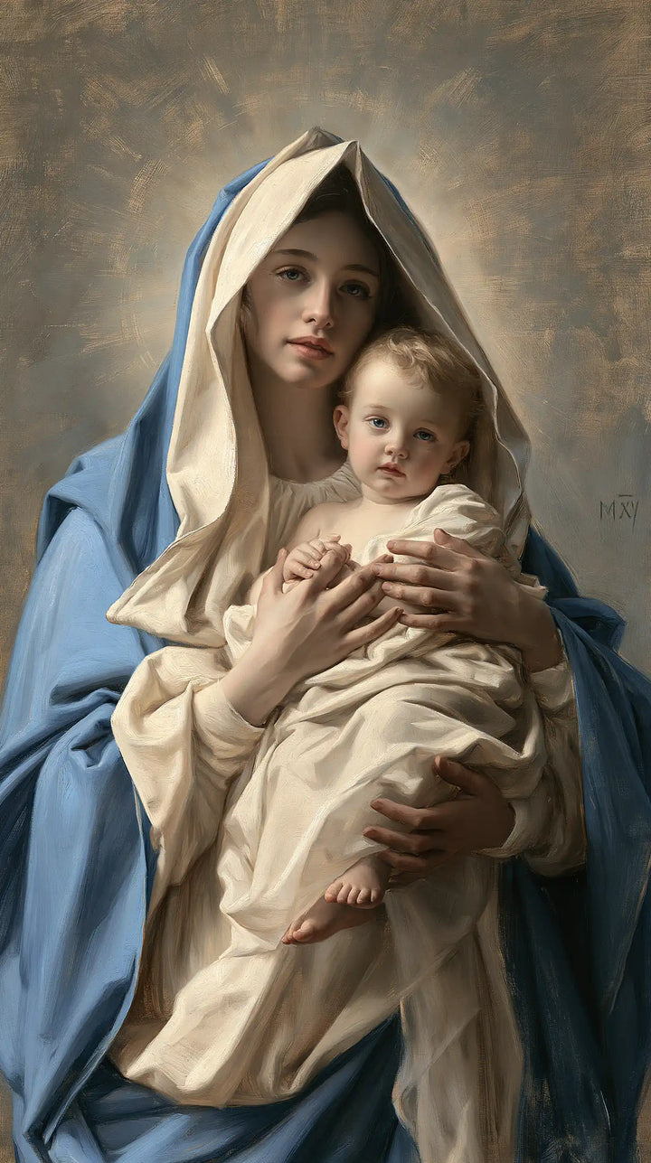 Virgin Mary and Child Jesus - Mary Presenting the Child Jesus · Portrait n° 27