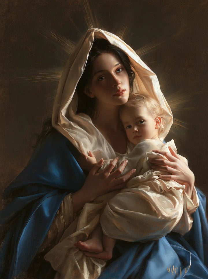 Virgin Mary and Child Jesus - Mary Presenting the Child Jesus · Portrait n° 28