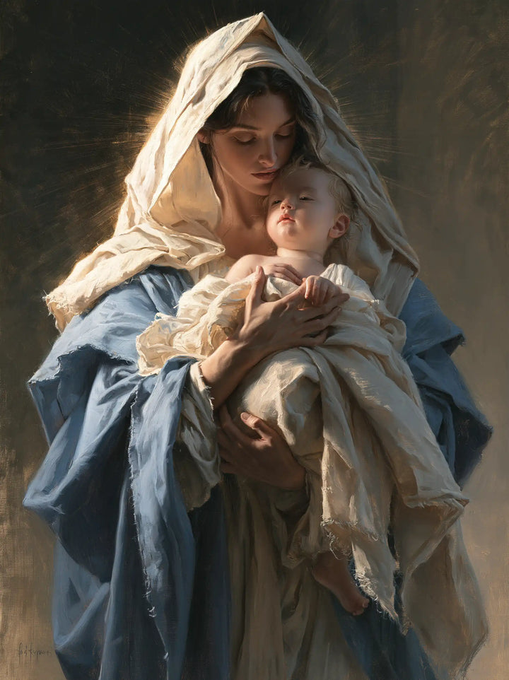 Virgin Mary and Child Jesus - Mary Presenting the Child Jesus · Portrait n° 33