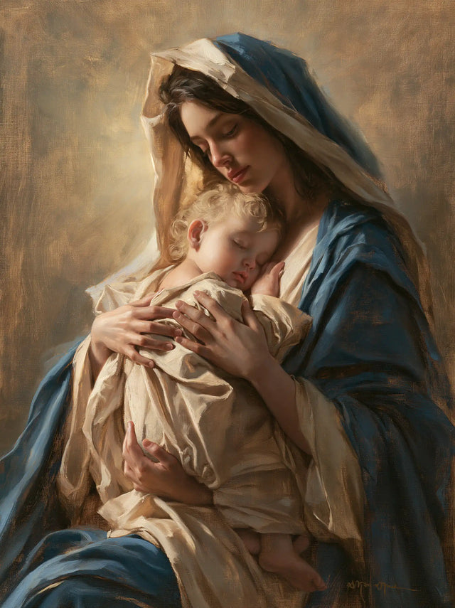 Virgin Mary and Child Jesus - Mary Presenting the Child Jesus · Portrait n° 34