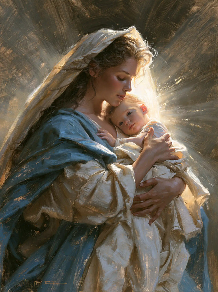 Virgin Mary and Child Jesus - Mary Presenting the Child Jesus · Portrait n° 39