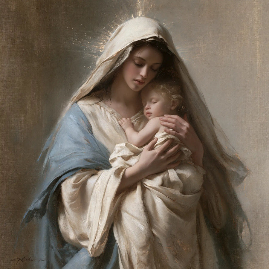 Virgin Mary and Child Jesus - Mary Presenting the Child Jesus · Square n° 5