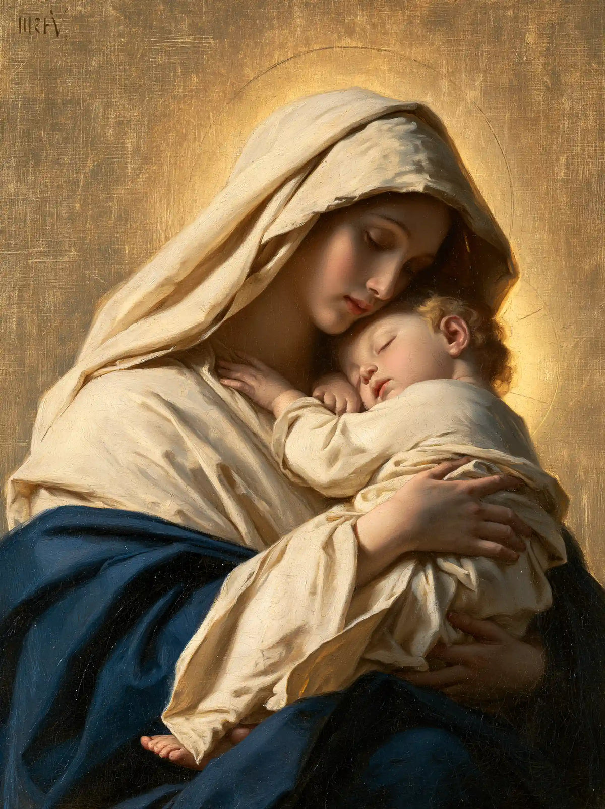 The Virgin and Child — Sleep Within the Ivory Veil