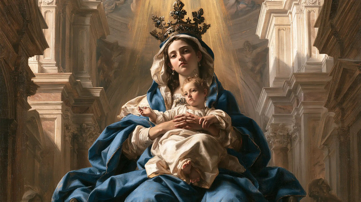 The Virgin and Child — The Presence Amid Carved Stone