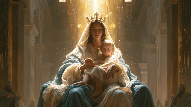 The Virgin and Child — The Throne in the Shower of Light