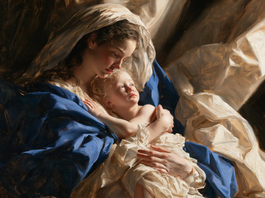 Virgin Mary and Child Jesus - Theatrical Baroque · Landscape n° 2