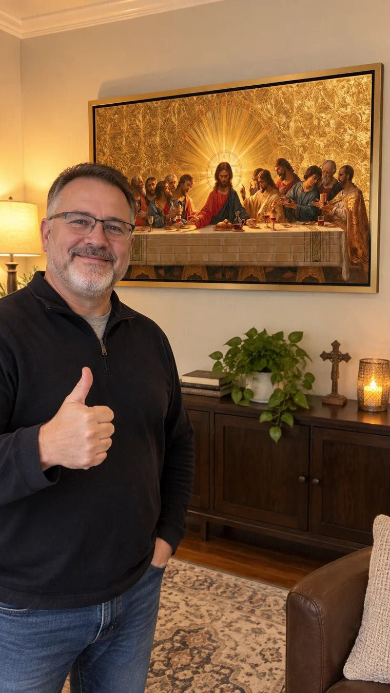 Kunstwerke in echten Innenräumen