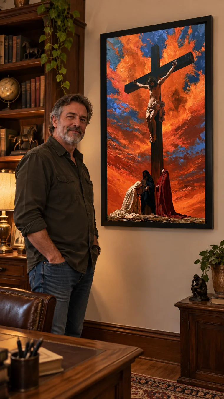 Kunstwerke in echten Innenräumen